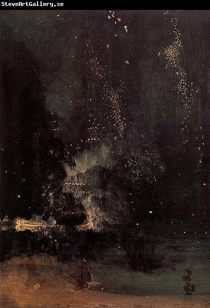 James Abbott McNeil Whistler Nocturne in Black and Gold The Falling Rocket